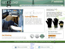 Tablet Screenshot of getglovd.com